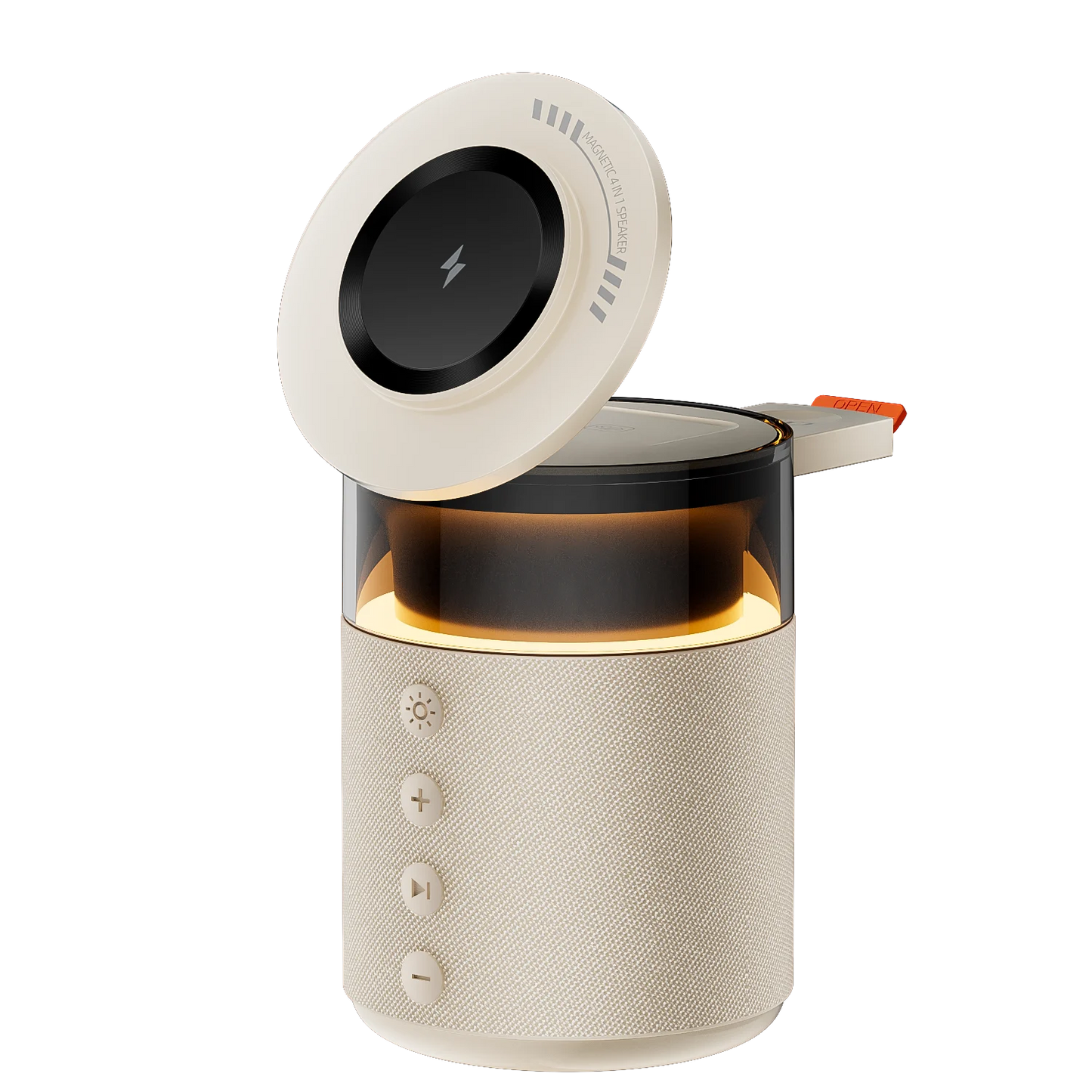 5-in-1 Magnetic Charging Station with Speaker & Night Light