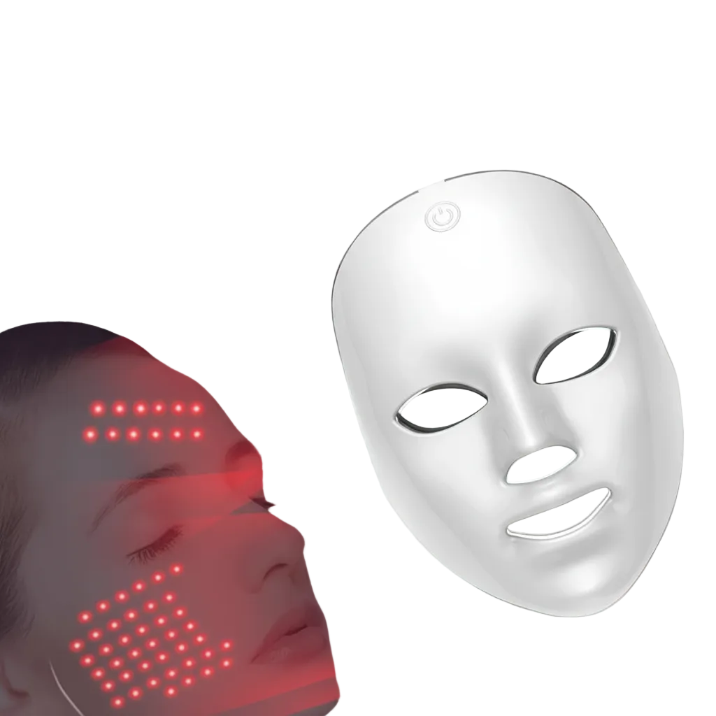 Rechargeable Facial LED Mask 7 Colors LED Photon Beauty Mask Skin Rejuvenation Home Face Lifting Whitening Skin Care Beauty Mask