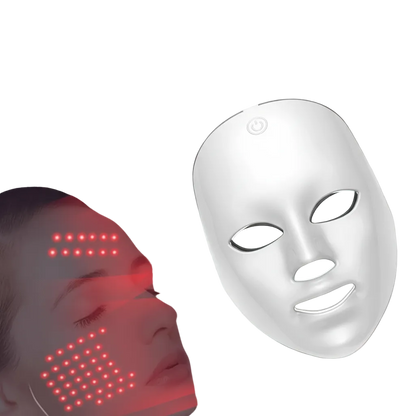 Rechargeable Facial LED Mask 7 Colors LED Photon Beauty Mask Skin Rejuvenation Home Face Lifting Whitening Skin Care Beauty Mask