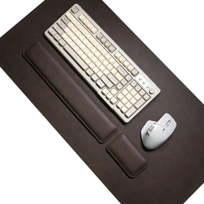 Leather Desk Mat with Wrist Rest